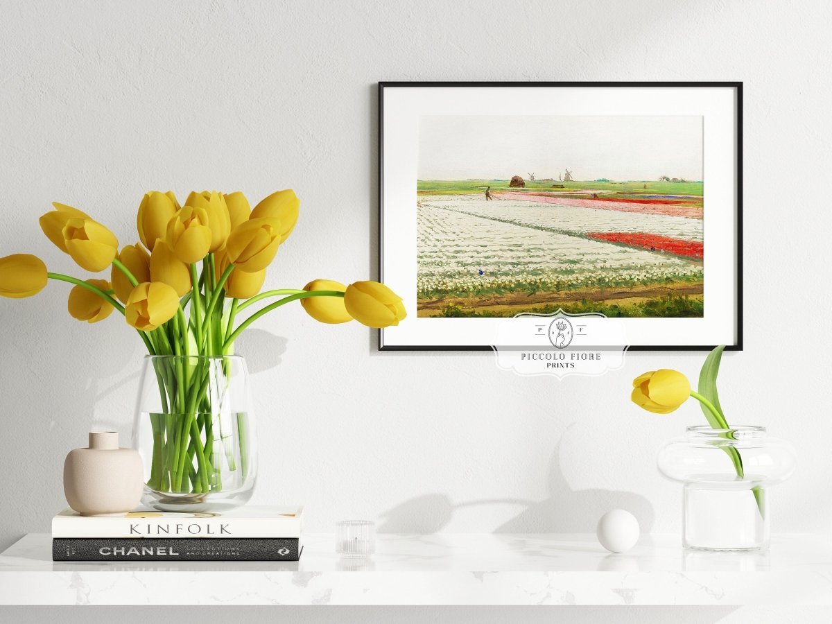 Tulip Fields | P108 - Single Art Prints - Piccolo Fiore Prints