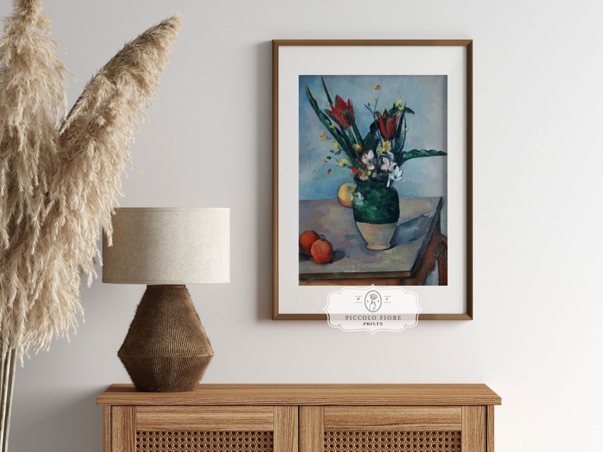 Vase of Red Tulips | P357 - Single Art Prints - Piccolo Fiore Prints