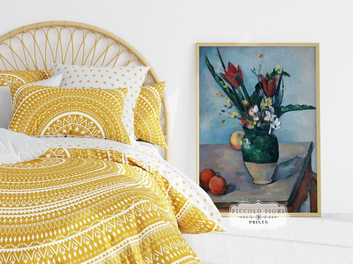 Vase of Red Tulips | P357 - Single Art Prints - Piccolo Fiore Prints