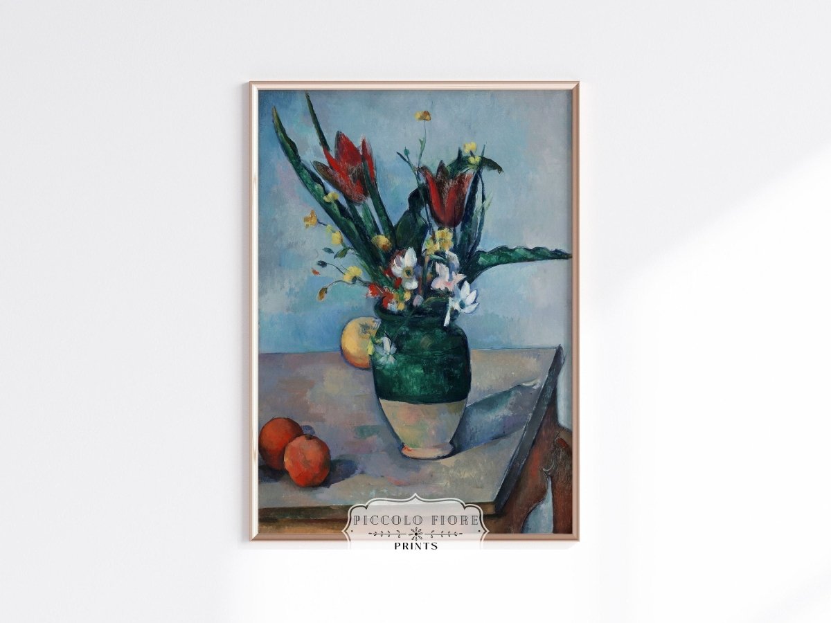 Vase of Red Tulips | P357 - Single Art Prints - Piccolo Fiore Prints