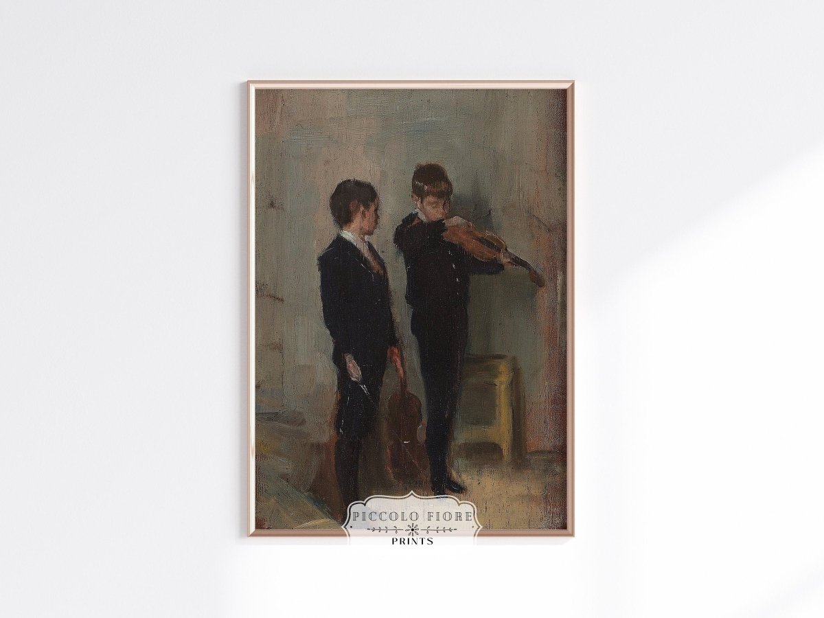 Violin Lesson | P420 - Single Art Prints - Piccolo Fiore Prints