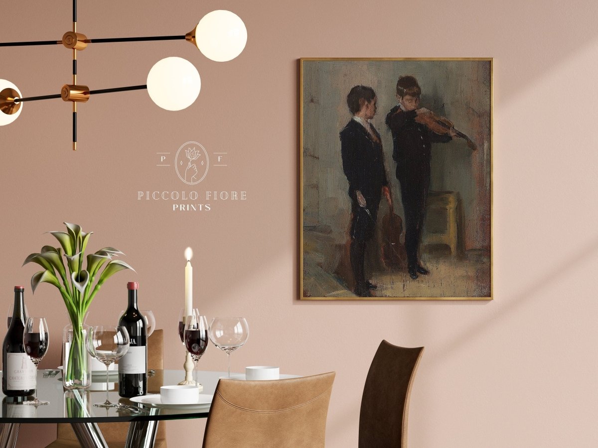 Violin Lesson | P420 - Single Art Prints - Piccolo Fiore Prints