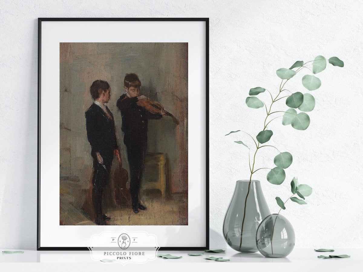 Violin Lesson | P420 - Single Art Prints - Piccolo Fiore Prints