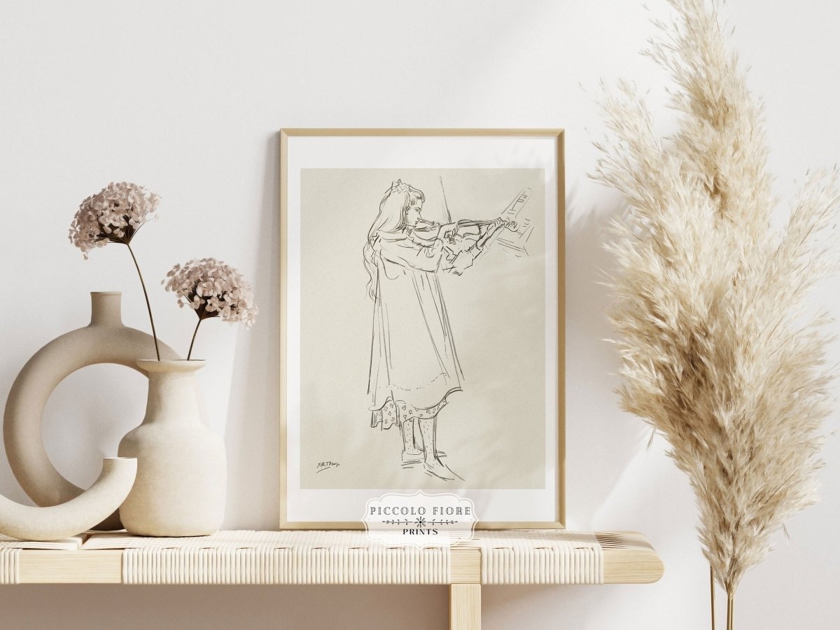 Violinist | P20 - Single Art Prints - Piccolo Fiore Prints