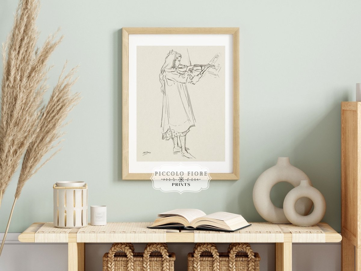 Violinist | P20 - Single Art Prints - Piccolo Fiore Prints