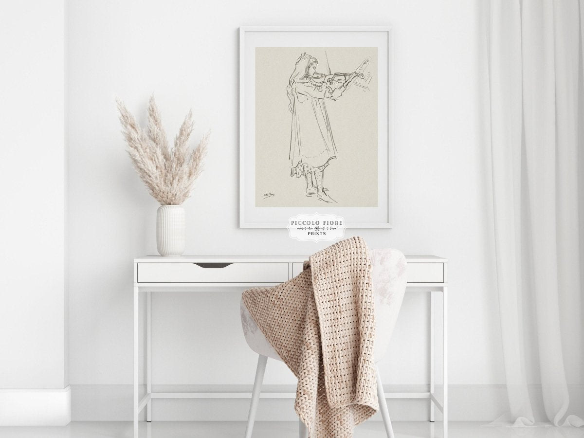 Violinist | P20 - Single Art Prints - Piccolo Fiore Prints