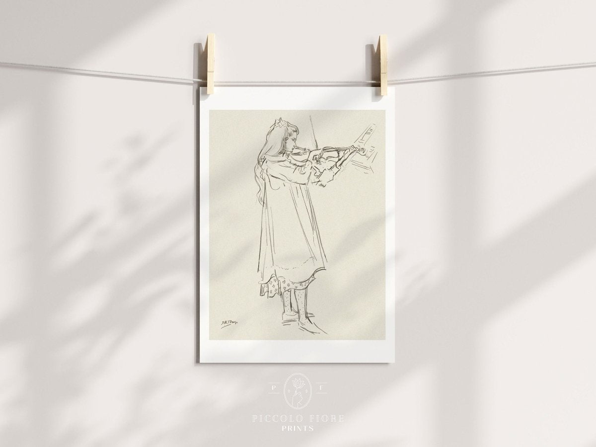 Violinist | P20 - Single Art Prints - Piccolo Fiore Prints