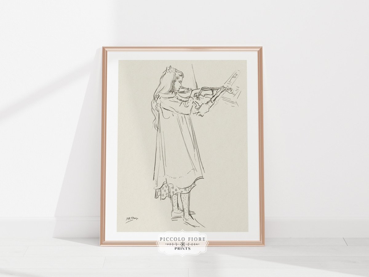 Violinist | P20 - Single Art Prints - Piccolo Fiore Prints