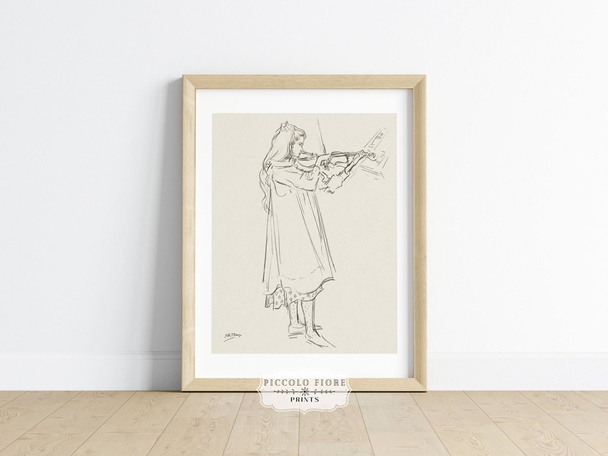 Violinist | P20 - Single Art Prints - Piccolo Fiore Prints