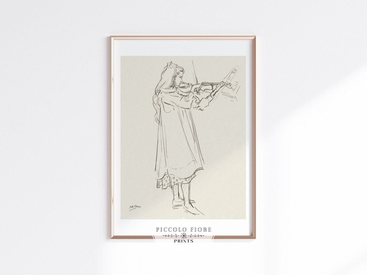 Violinist | P20 - Single Art Prints - Piccolo Fiore Prints