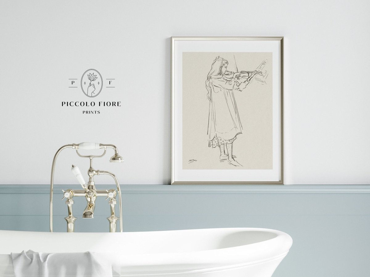 Violinist | P20 - Single Art Prints - Piccolo Fiore Prints