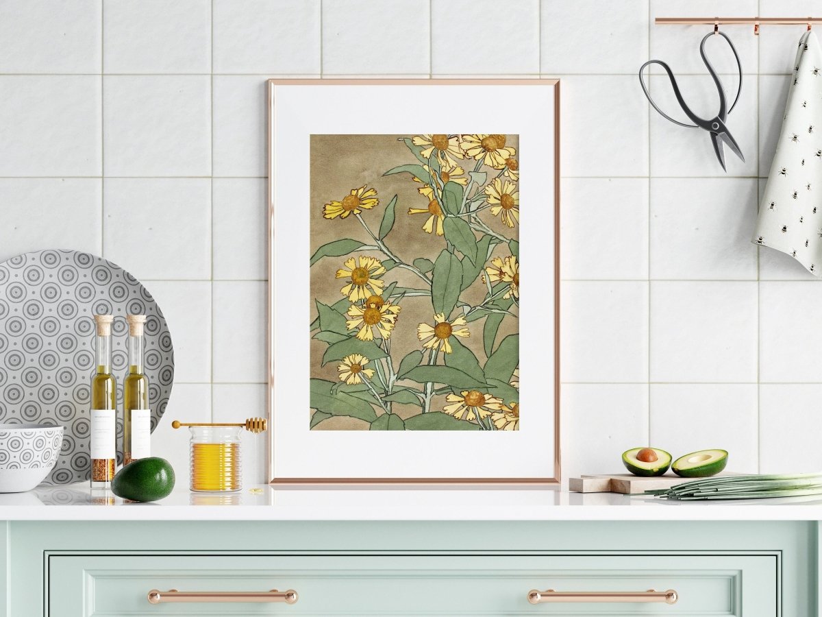 Watercolour Daisies | P286 - Single Art Prints - Piccolo Fiore Prints