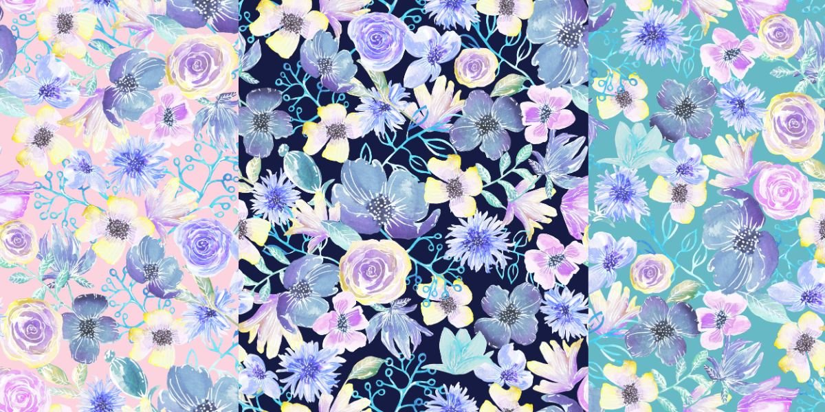 Watercolour | Pastel Petals - Piccolo Fiore Prints