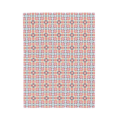 Square Bloom | Minky Throw Blanket