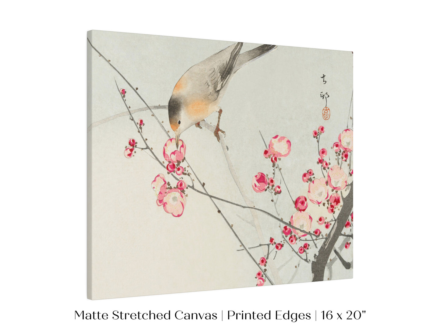 Songbird on Blossom Branch | P147