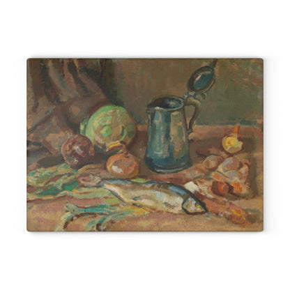 Fish Supper | Glass Chopping Board
