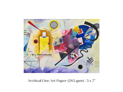 Yellow-Red-Blue | Wassily Kandinsky | P488