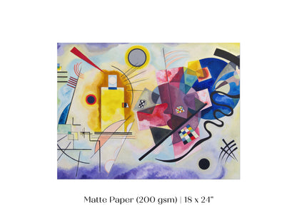 Yellow-Red-Blue | Wassily Kandinsky | P488