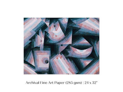 Paul Klee | Crystal Gradation | P584
