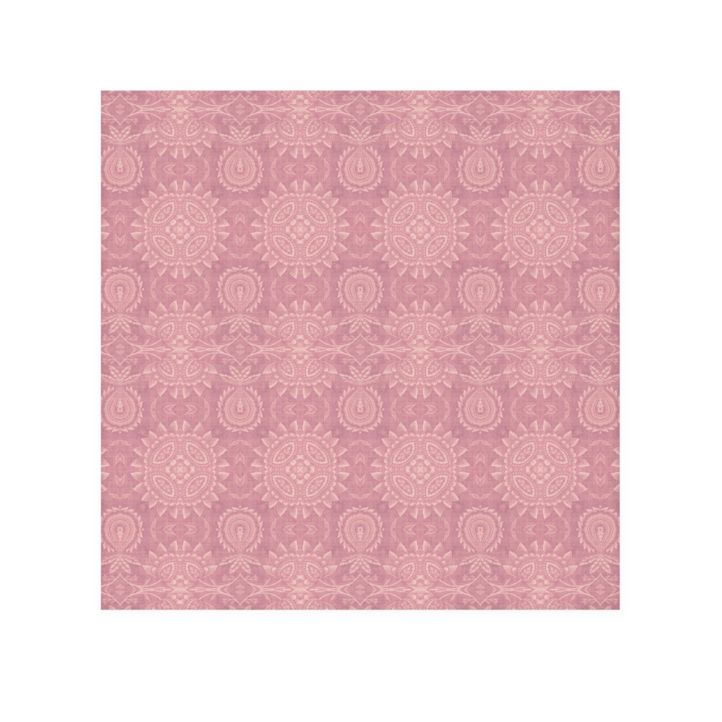 Paloma Flowers and Pineapples in Rose Pink and Cream | Face Towel