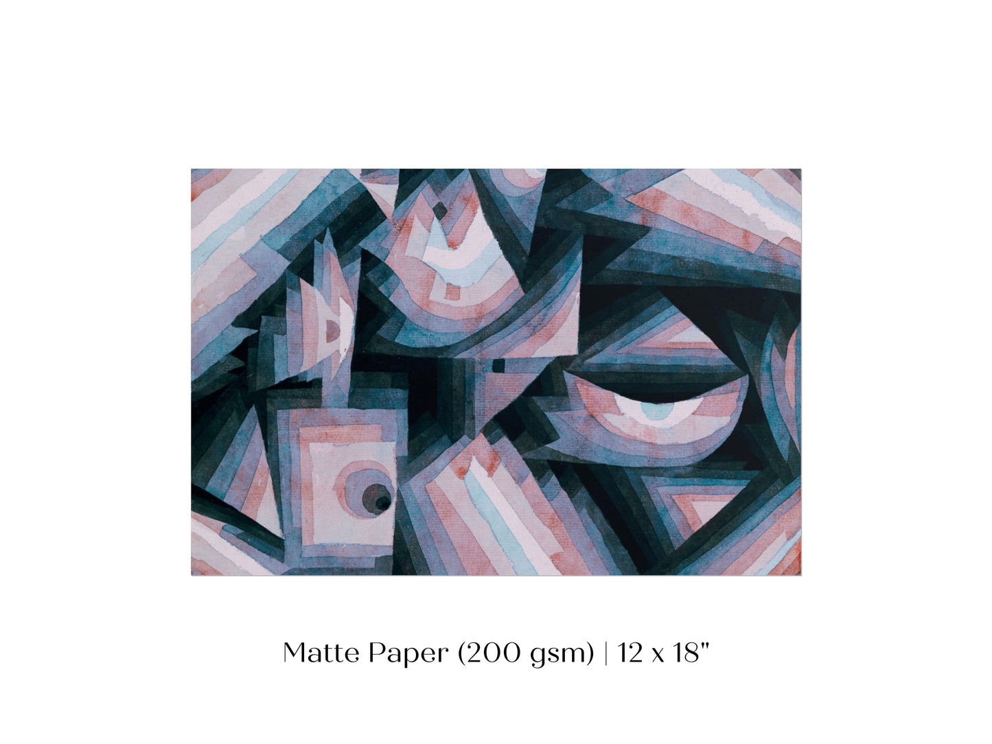 Paul Klee | Crystal Gradation | P584