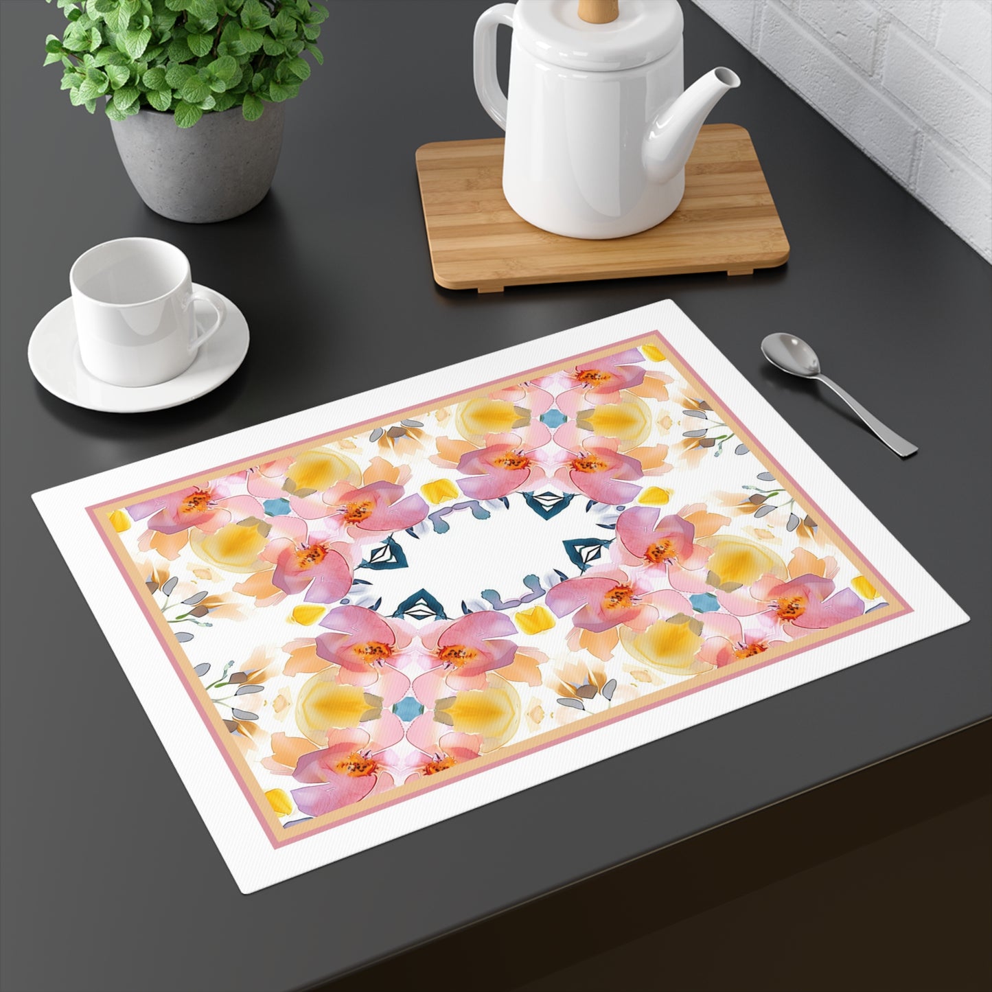 Bold Bloom Elipse | Placemat