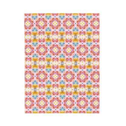 Daisy Bloom | Minky Throw Blanket
