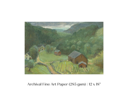 Country Farmhouse Landscape | P193
