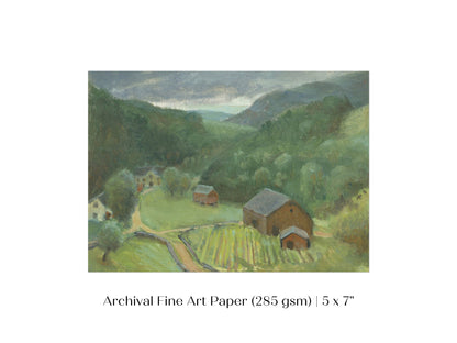 Country Farmhouse Landscape | P193