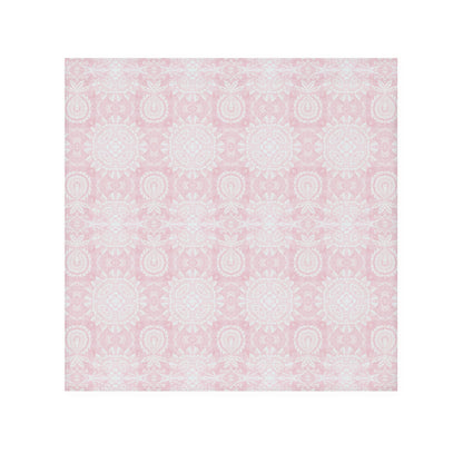 Paloma Flowers and Pineapples in Light Pink and White | Face Towel