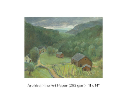 Country Farmhouse Landscape | P193