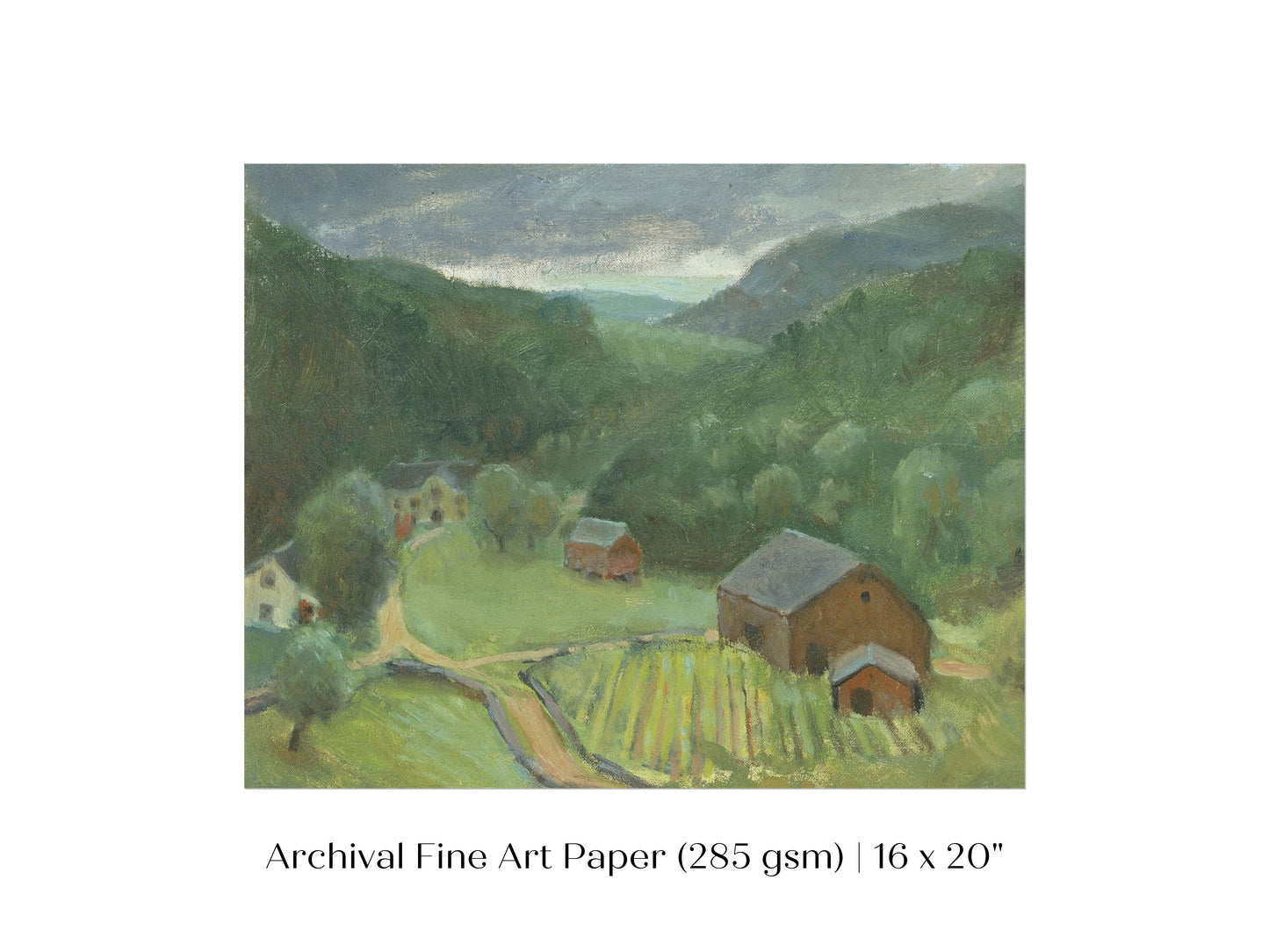 Country Farmhouse Landscape | P193