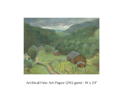 Country Farmhouse Landscape | P193