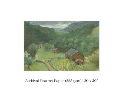 Country Farmhouse Landscape | P193