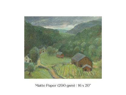Country Farmhouse Landscape | P193