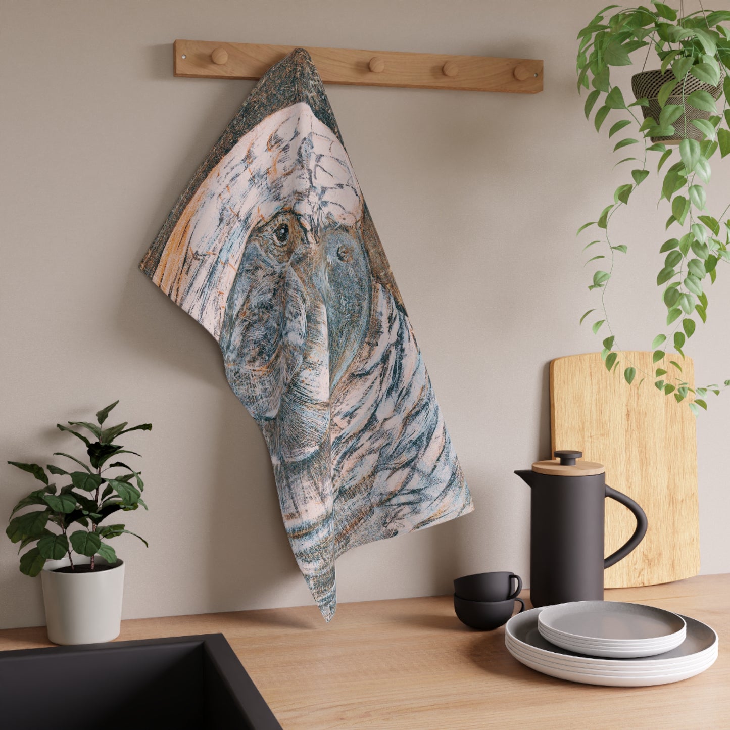 Coy Cockatoo | Tea Towel