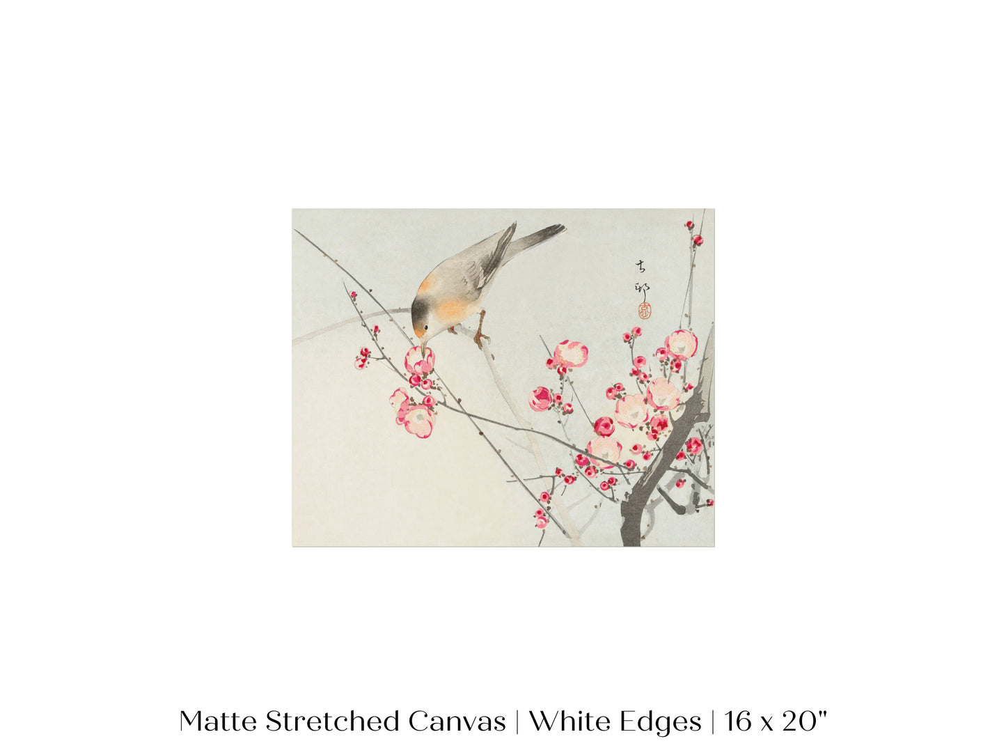 Songbird on Blossom Branch | P147