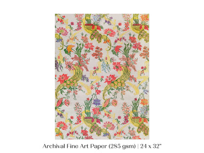 Vintage Floral Wallpaper Pattern | P145