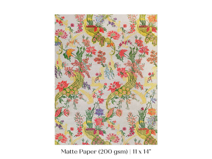 Vintage Floral Wallpaper Pattern | P145