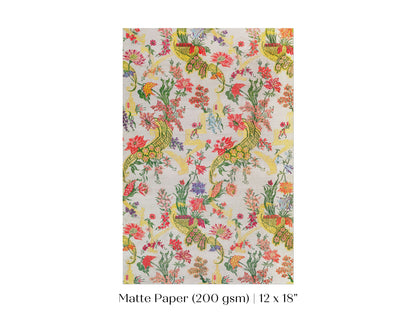 Vintage Floral Wallpaper Pattern | P145