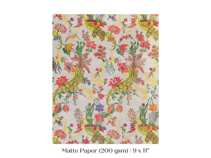 Vintage Floral Wallpaper Pattern | P145