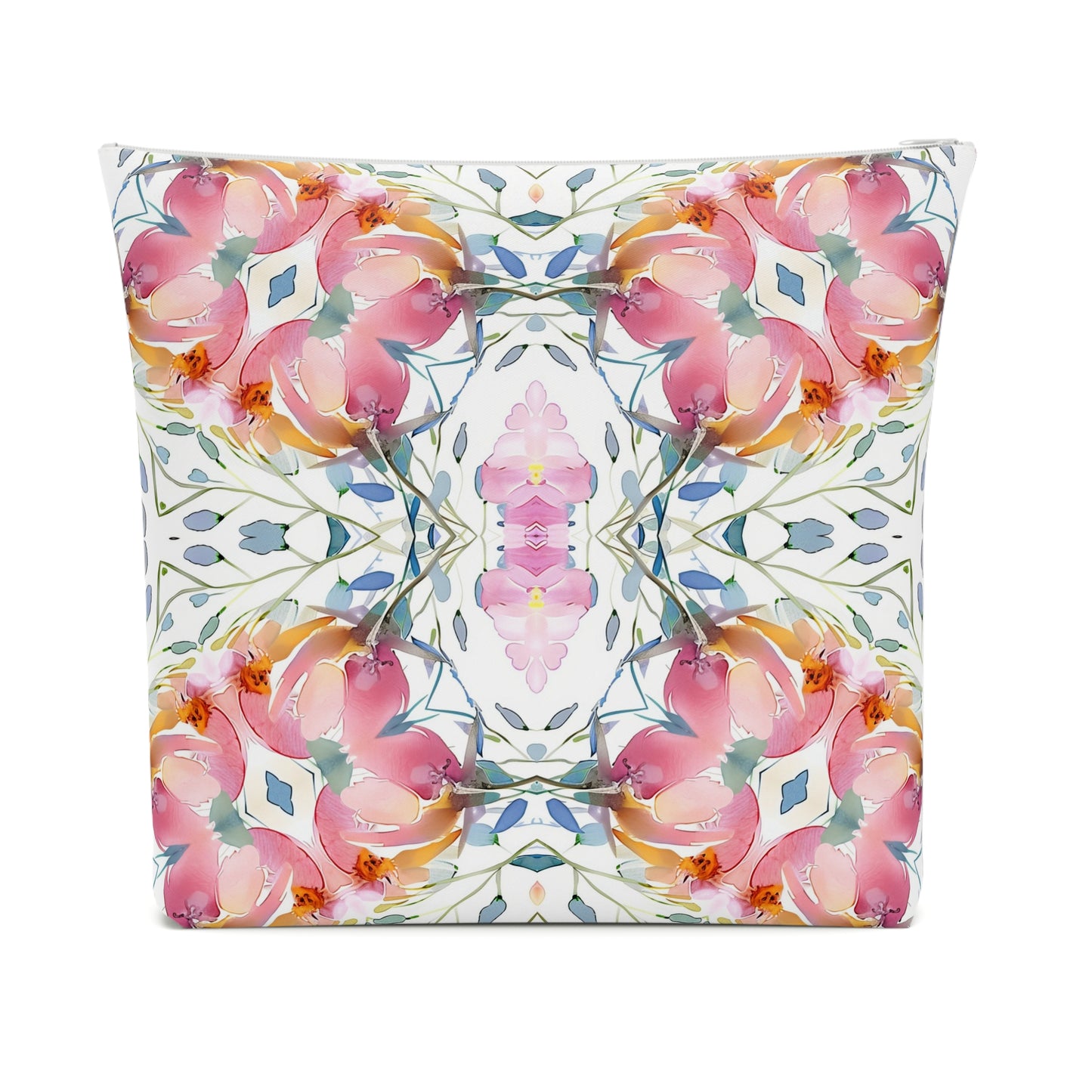 Delicate Diamond Bloom | Cotton Cosmetic Bag