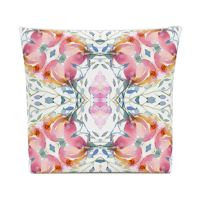 Delicate Diamond Bloom | Cotton Cosmetic Bag