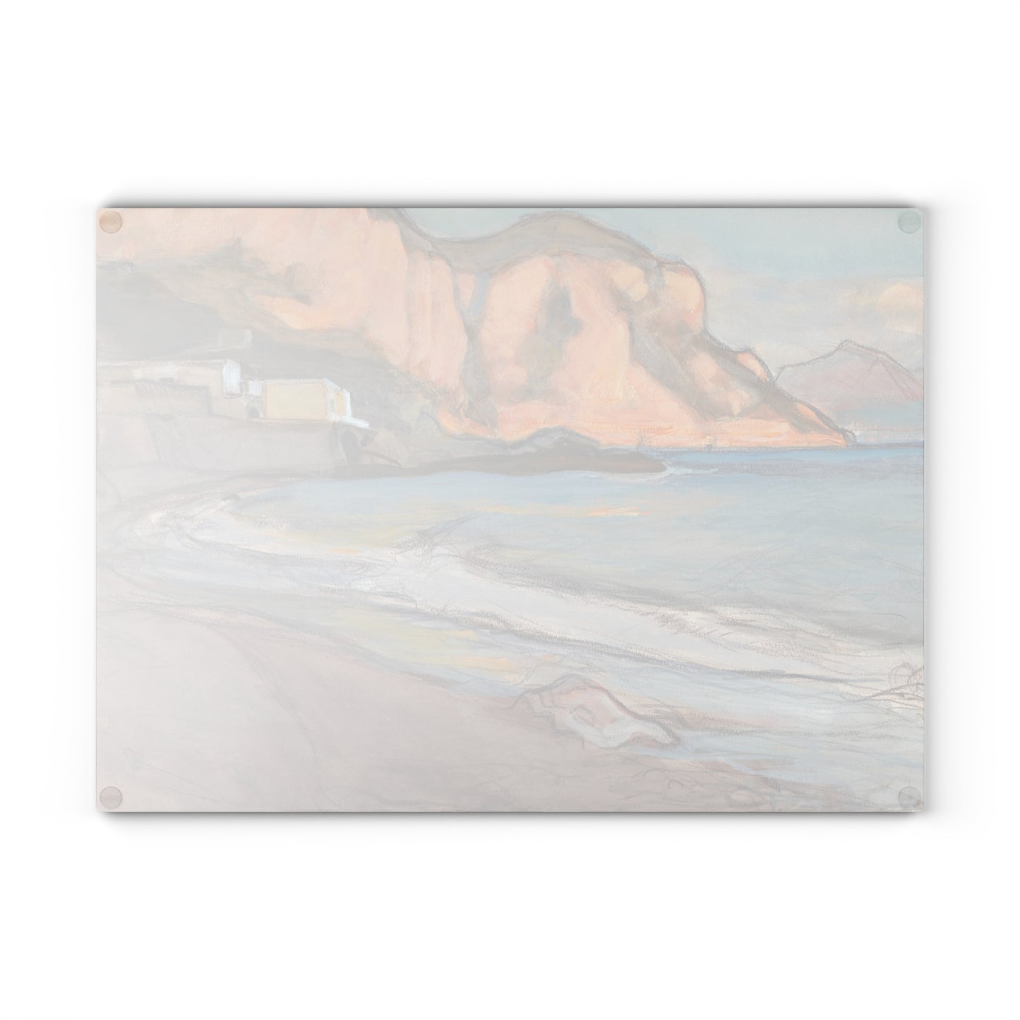 Sunlit Cliffs | Glass Chopping Board