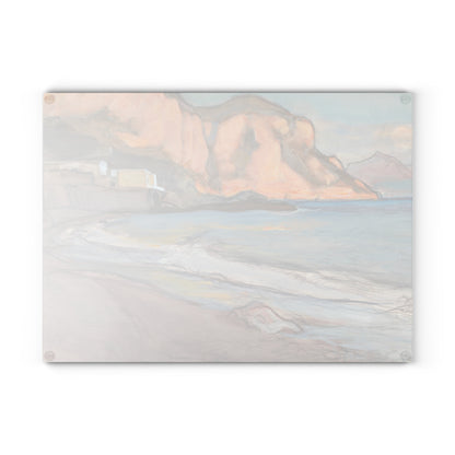Sunlit Cliffs | Glass Chopping Board