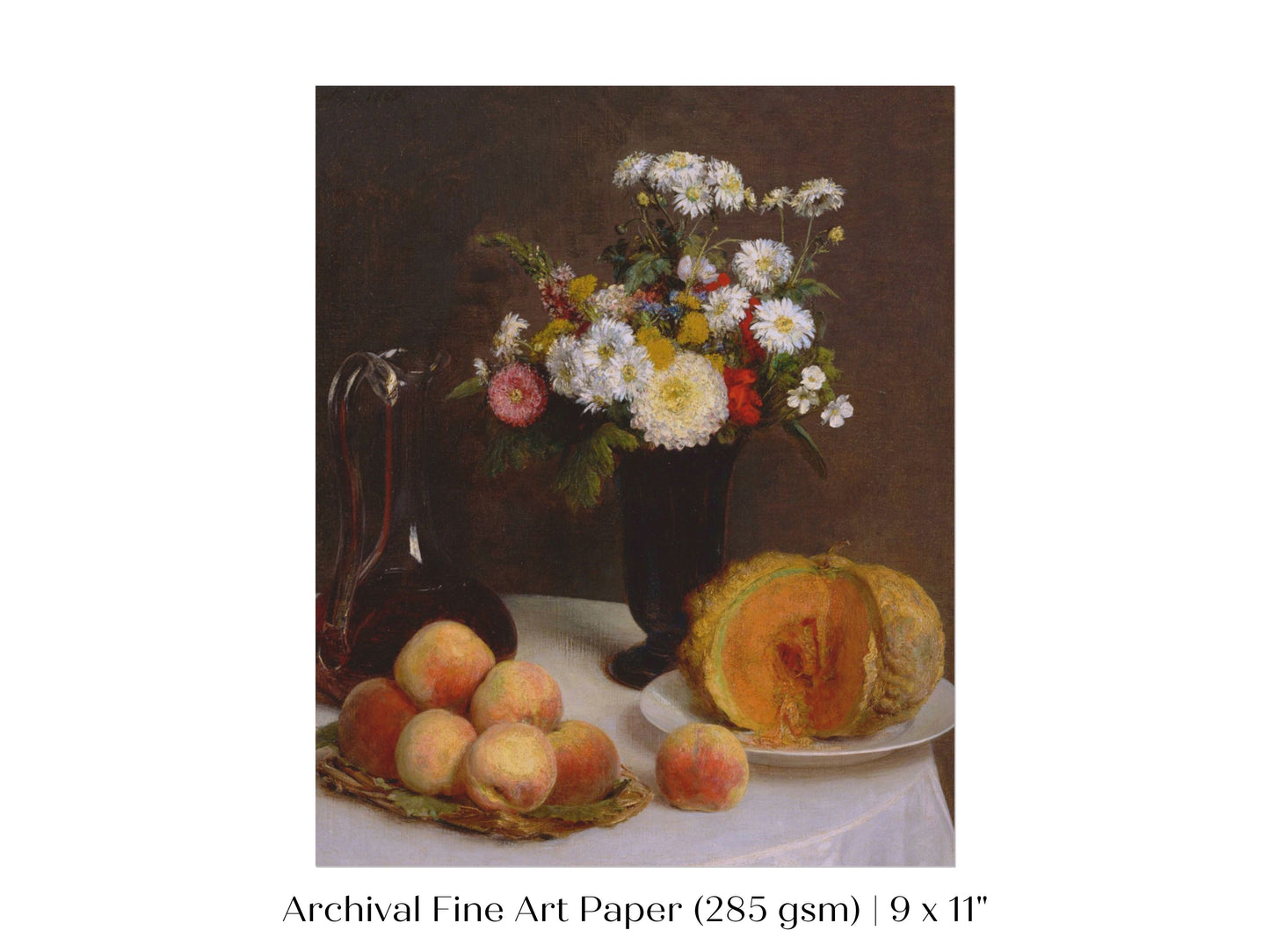 Still Life with Pumpkin, Flowers and Fruit | P474