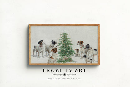 Samsung Frame TV Art | Dogs at Christmas | TV16