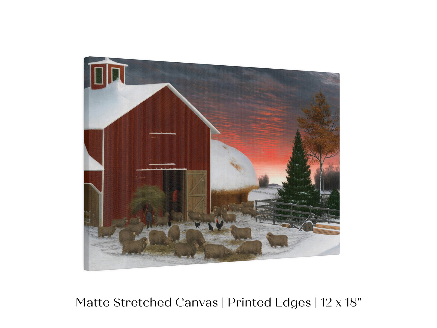 Barnyard in Winter | P240