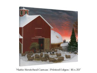 Barnyard in Winter | P240