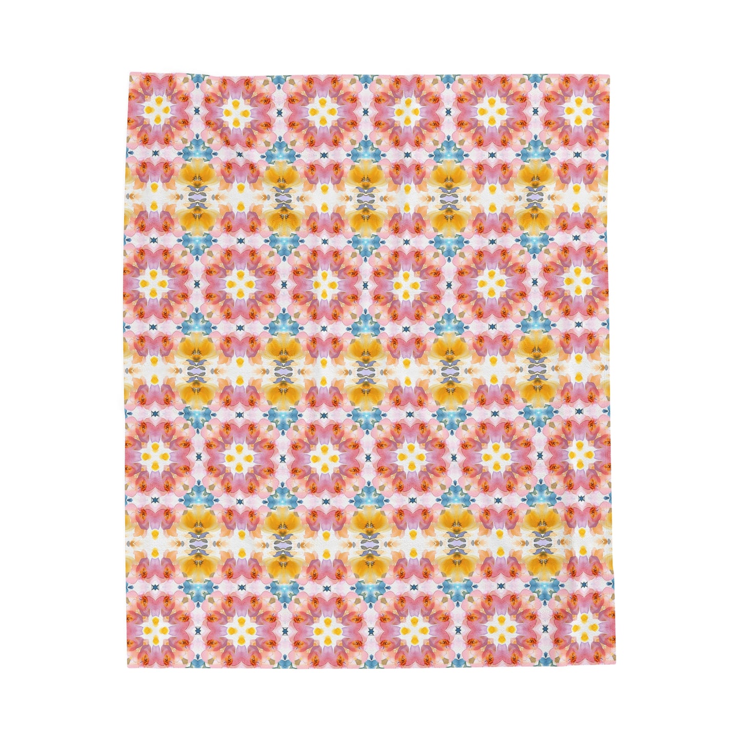 Daisy Bloom | Minky Throw Blanket
